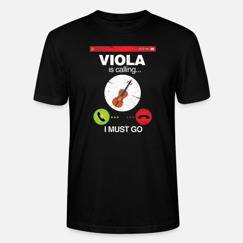 Viola - Stanley/Stella Unisex Bio-T-Shirt CRAFTER - Schwarz