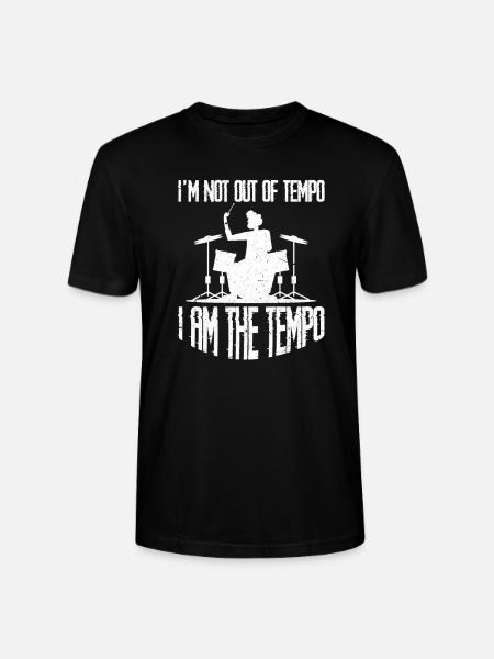 drummer - Stanley/Stella CRAFTER Unisex Organic T-Shirt - black