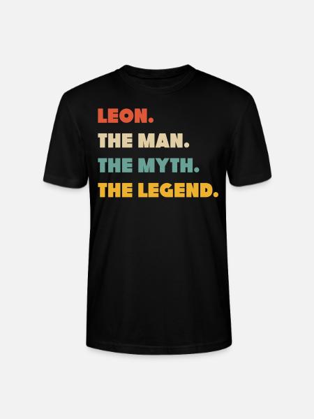 leon - Stanley/Stella CRAFTER Unisex Organic T-Shirt - black