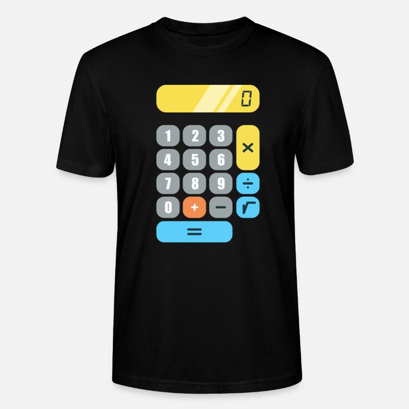 Mathe - Stanley/Stella Unisex Bio-T-Shirt CRAFTER - Schwarz