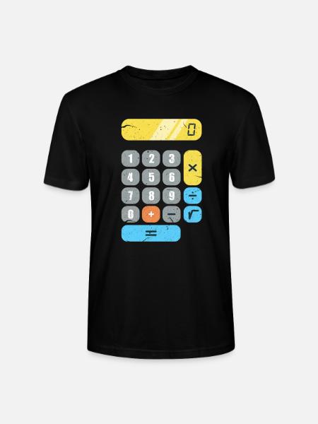 Math calculator Mathematics Mathematician - Stanley/Stella CRAFTER Unisex Organic T-Shirt - black