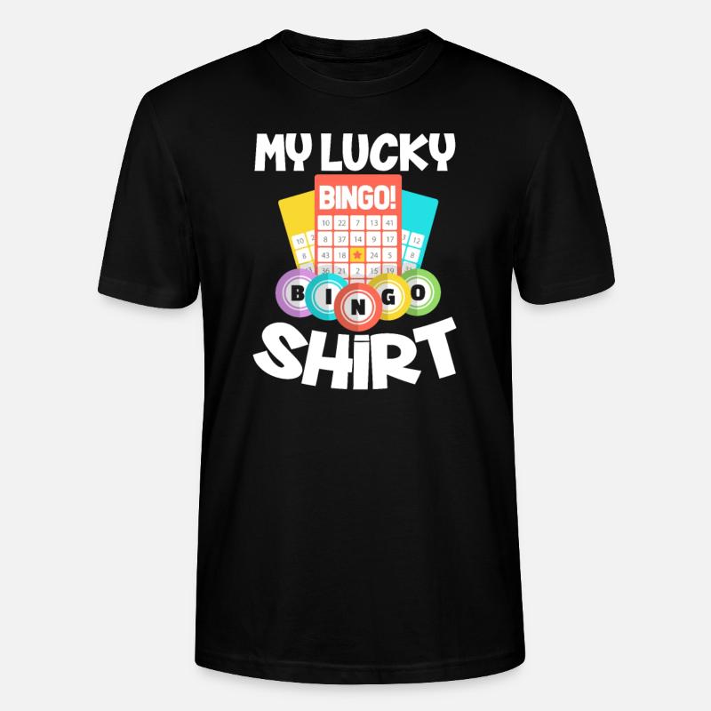 Bingo - Stanley/Stella Unisex Bio-T-Shirt CRAFTER - Schwarz