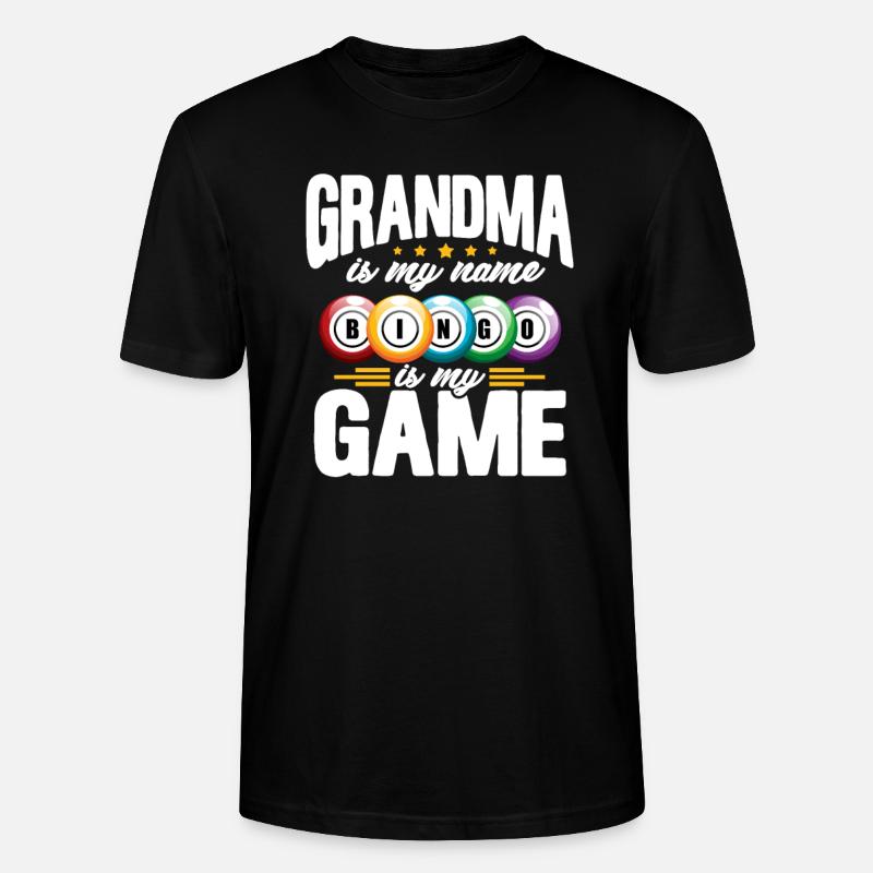 Bingo Oma - Stanley/Stella Unisex Bio-T-Shirt CRAFTER - Schwarz