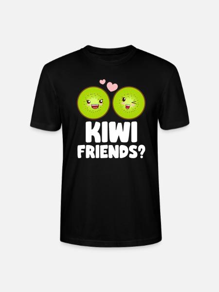 Kiwi Freunde - Stanley/Stella Unisex Bio-T-Shirt CRAFTER - Schwarz
