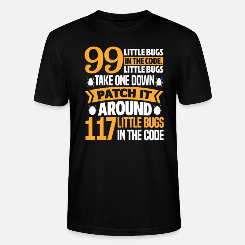 Programmeur code cadeau codeur informatique - T-shirt bio CRAFTER Stanley Stella Unisexe - noir