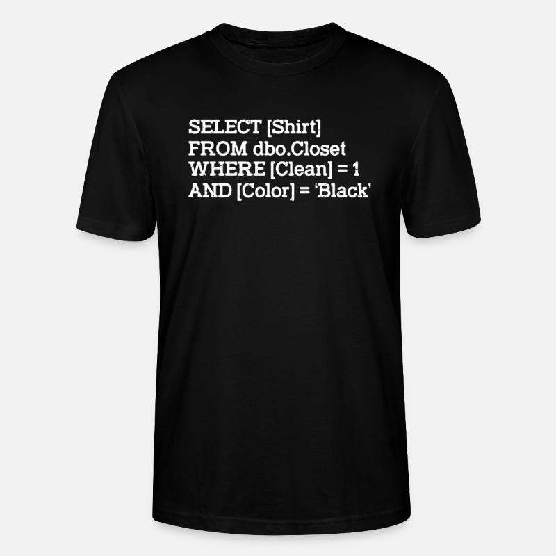 Programmierer - Stanley/Stella Unisex Bio-T-Shirt CRAFTER - Schwarz