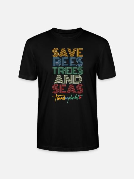 climate Change - Stanley/Stella CRAFTER Unisex Organic T-Shirt - black