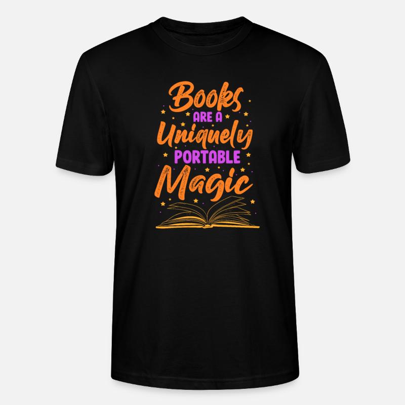 Lesen - Stanley/Stella Unisex Bio-T-Shirt CRAFTER - Schwarz