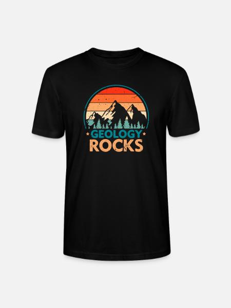 geology - Stanley/Stella CRAFTER Unisex Organic T-Shirt - black