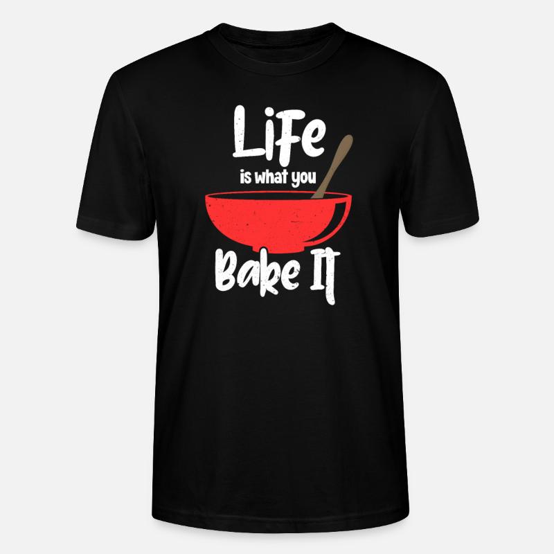 Backen - Stanley/Stella Unisex Bio-T-Shirt CRAFTER - Schwarz