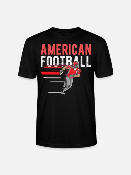 American football - Stanley/Stella CRAFTER Unisex Organic T-Shirt - black