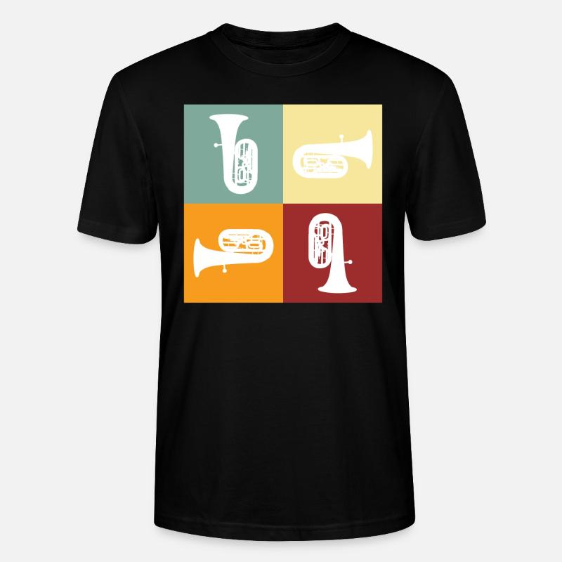 Tuba - Stanley/Stella Unisex Bio-T-Shirt CRAFTER - Schwarz