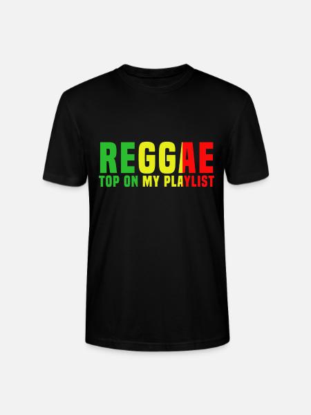 reggae - Stanley/Stella CRAFTER Unisex Organic T-Shirt - black