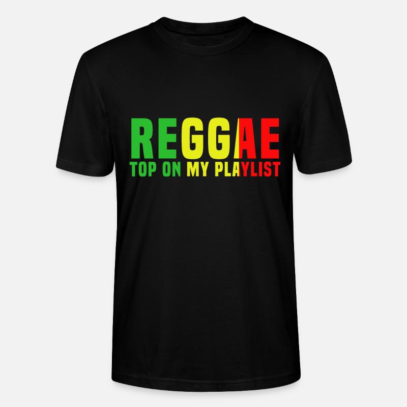 Reggae - Stanley/Stella Unisex Bio-T-Shirt CRAFTER - Schwarz