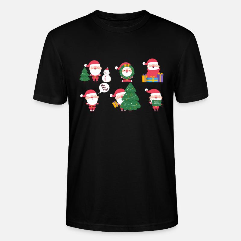 Weihnachten - Stanley/Stella Unisex Bio-T-Shirt CRAFTER - Schwarz