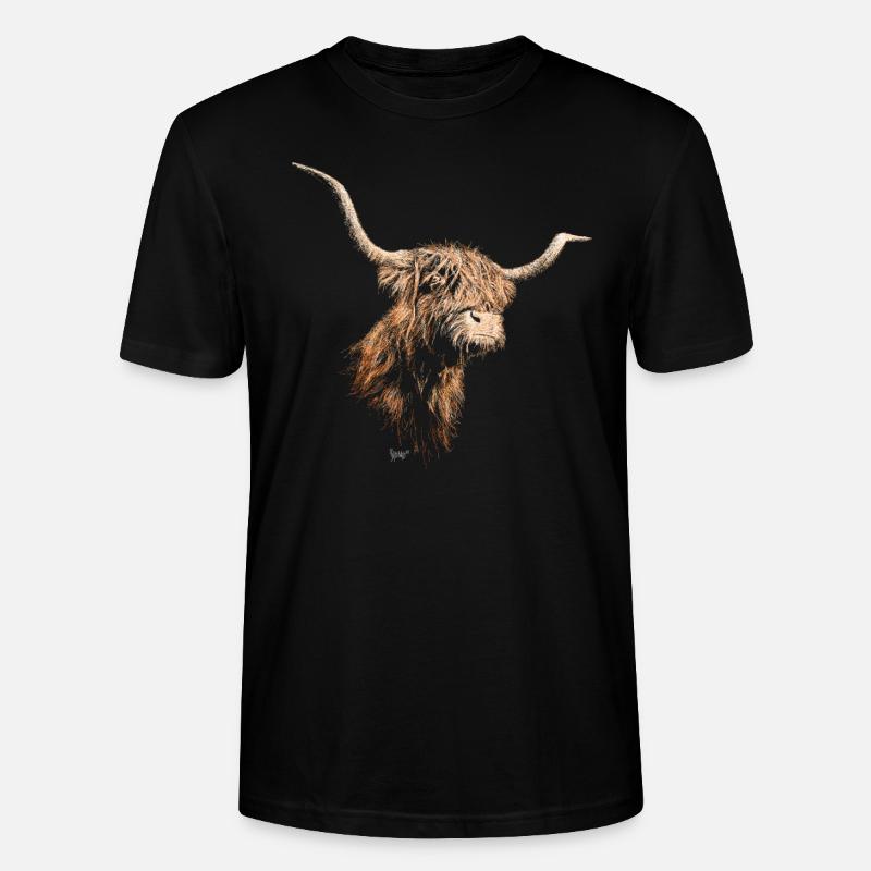 Bronko55 No.53 – Bulle - Stanley/Stella Unisex Bio-T-Shirt CRAFTER - Schwarz