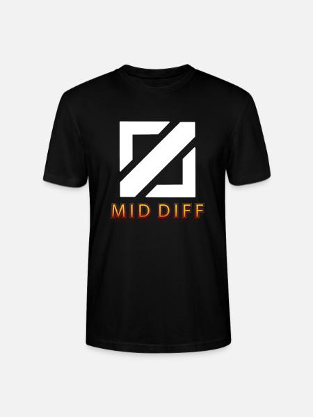 mid diff Tilter tilted gaming - Stanley/Stella Unisex Bio-T-Shirt CRAFTER - Schwarz
