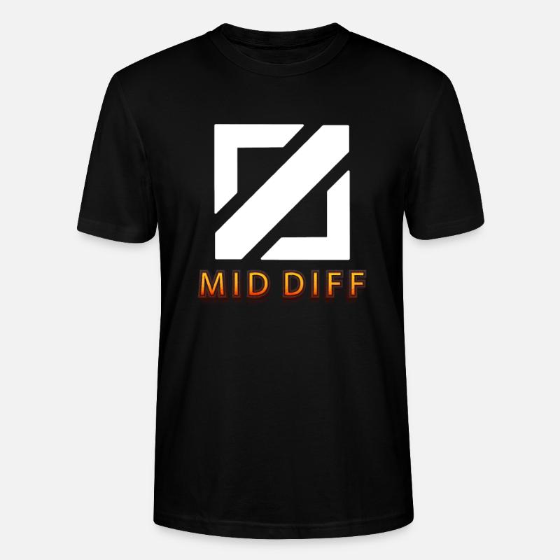 mid diff Tilter tilted gaming - Stanley/Stella Unisex Bio-T-Shirt CRAFTER - Schwarz