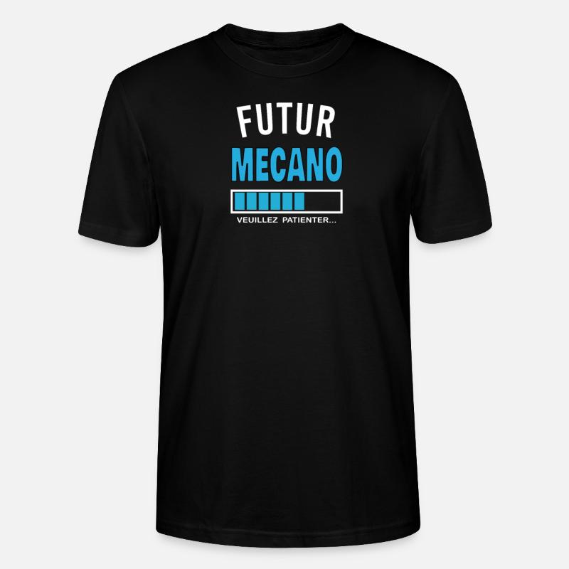 futur MECANO - T-shirt bio CRAFTER Stanley Stella Unisexe - noir