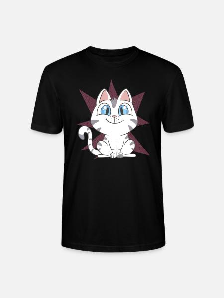 Chat mignon - T-shirt bio CRAFTER Stanley Stella Unisexe - noir