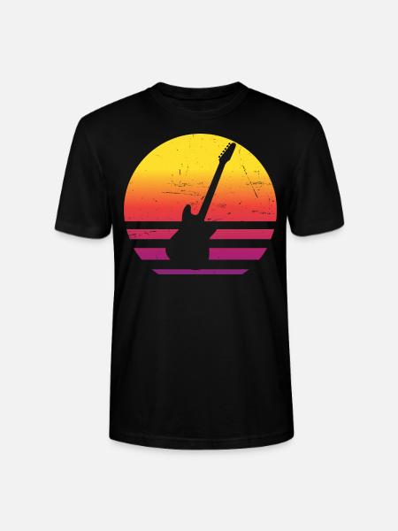 Guitariste - T-shirt bio CRAFTER Stanley Stella Unisexe - noir
