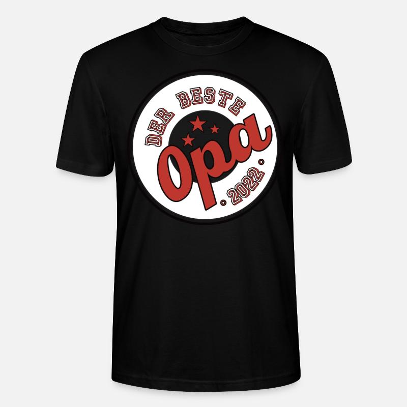 Der Beste Opa 2022 - Stanley/Stella Unisex Bio-T-Shirt CRAFTER - Schwarz