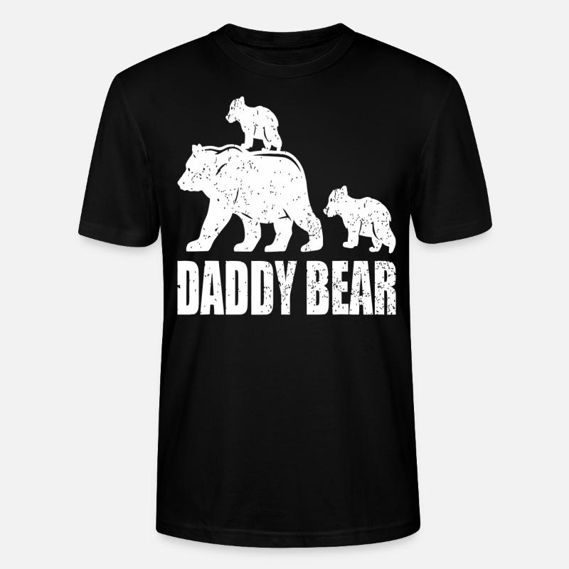 DADDY BEAR - Stanley/Stella Unisex Bio-T-Shirt CRAFTER - Schwarz