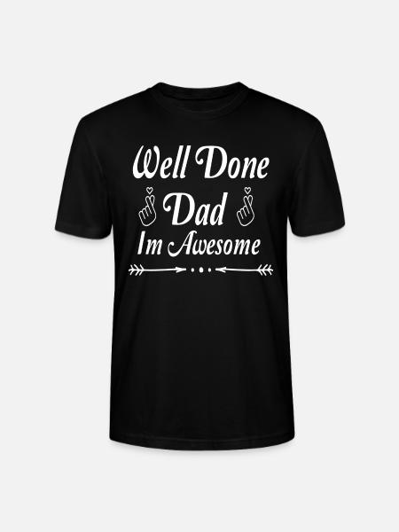 Father's Day - Stanley/Stella CRAFTER Unisex Organic T-Shirt - black