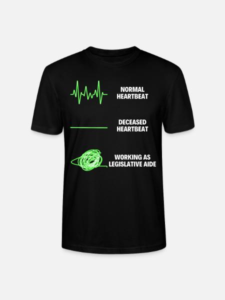 Legislative Aide Legislative Assistant - Stanley/Stella CRAFTER Unisex Organic T-Shirt - black