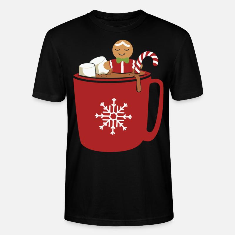 Cadeaux de Noël Noël - T-shirt bio CRAFTER Stanley Stella Unisexe - noir