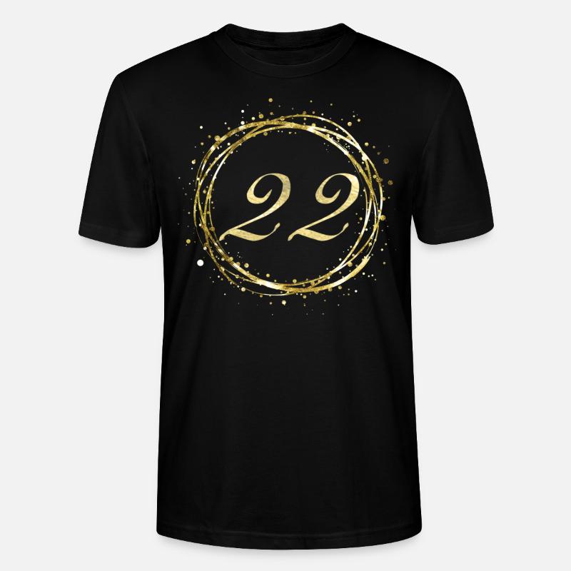 22 - Stanley/Stella Unisex Bio-T-Shirt CRAFTER - Schwarz