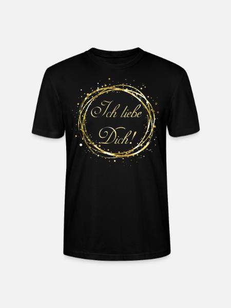 I love you - Stanley/Stella CRAFTER Unisex Organic T-Shirt - black