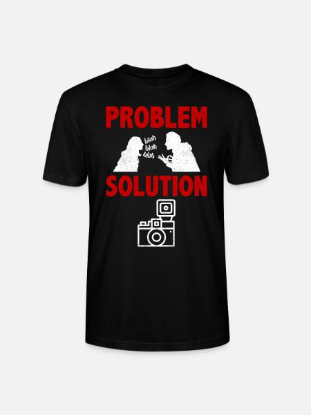 Lomography Photography Camera Problem Solution - Stanley/Stella Unisex Bio-T-Shirt CRAFTER - Schwarz