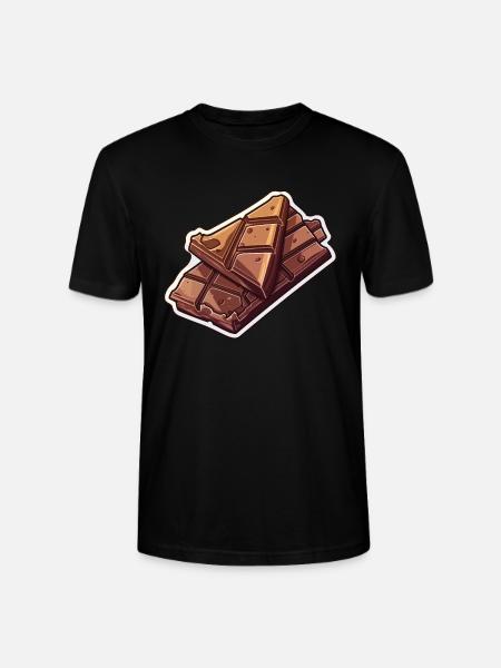 Chocolate Bar - Delicate Decadence - Stanley/Stella CRAFTER Unisex Organic T-Shirt - black