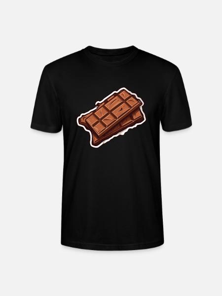 Chocolate chocolate bar - Stanley/Stella CRAFTER Unisex Organic T-Shirt - black