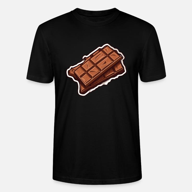 Schokolade Tafelschokolade - Stanley/Stella Unisex Bio-T-Shirt CRAFTER - Schwarz