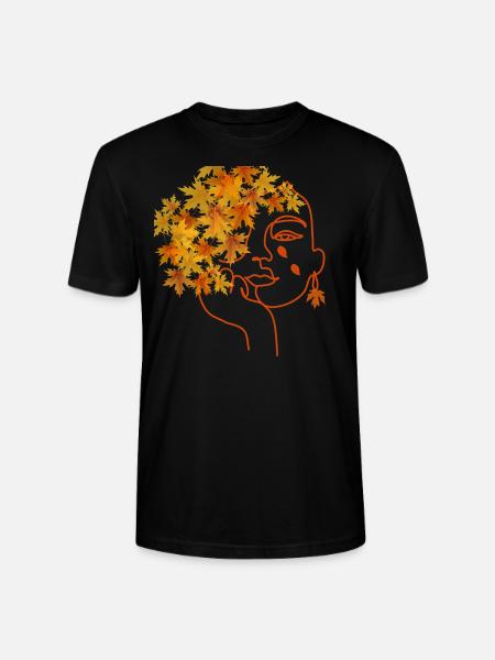 Woman's Fall - Stanley/Stella CRAFTER Unisex Organic T-Shirt - black