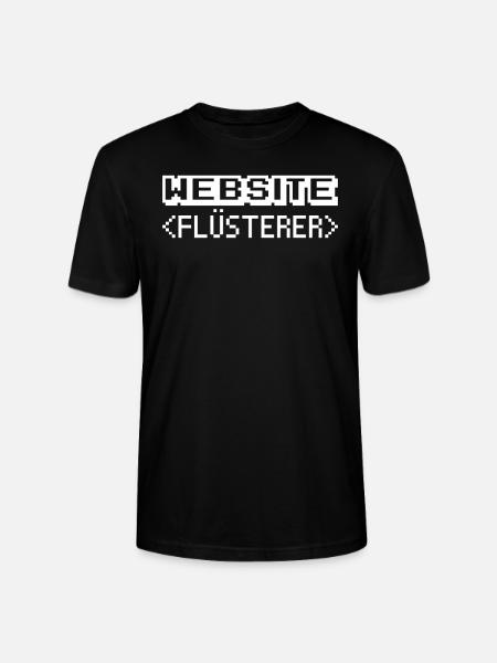 Webentwickler Programmierer App-entwickler - Stanley/Stella Unisex Bio-T-Shirt CRAFTER - Schwarz