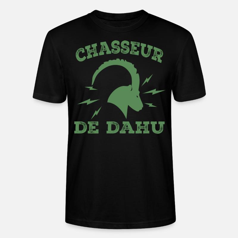 Dahu-Jäger - Stanley/Stella Unisex Bio-T-Shirt CRAFTER - Schwarz