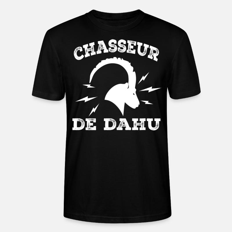 Dahu-Jäger - Stanley/Stella Unisex Bio-T-Shirt CRAFTER - Schwarz
