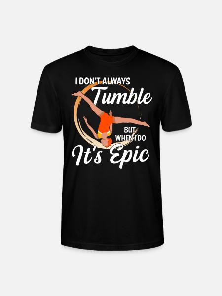 Tumbling Fitness Acrobatics - Stanley/Stella CRAFTER Unisex Organic T-Shirt - black