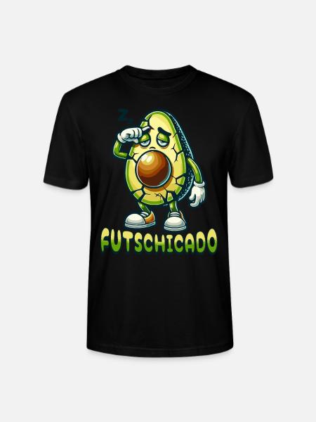 FUTSCHICADO AVOCADO - Stanley/Stella Unisex Bio-T-Shirt CRAFTER - Schwarz