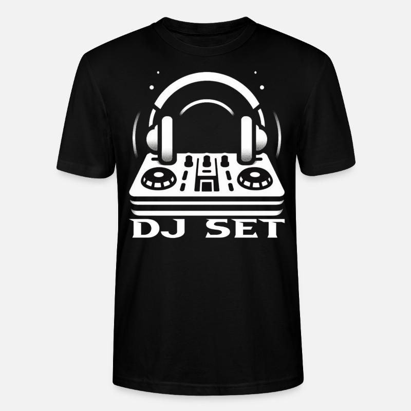 DJ-Set - Stanley/Stella Unisex Bio-T-Shirt CRAFTER - Schwarz
