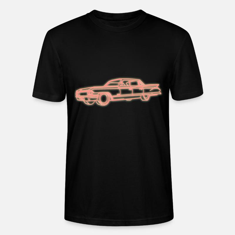 Neonlicht Oldtimer - Stanley/Stella Unisex Bio-T-Shirt CRAFTER - Schwarz