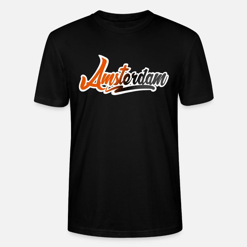 Amsterdam - Stanley/Stella Unisex Bio-T-Shirt CRAFTER - Schwarz