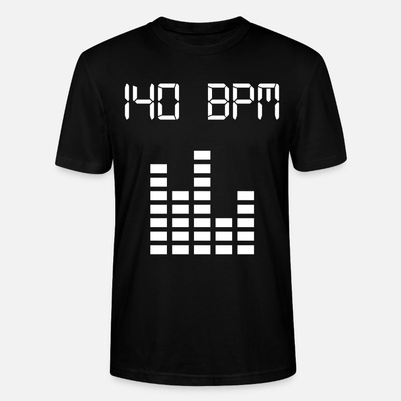 140 BPM - Stanley/Stella Unisex Bio-T-Shirt CRAFTER - Schwarz