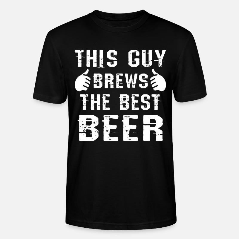 brewmaster - T-shirt bio CRAFTER Stanley Stella Unisexe - noir