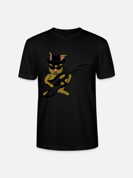 Rockstar Hase - Stanley/Stella Unisex Bio-T-Shirt CRAFTER - Schwarz