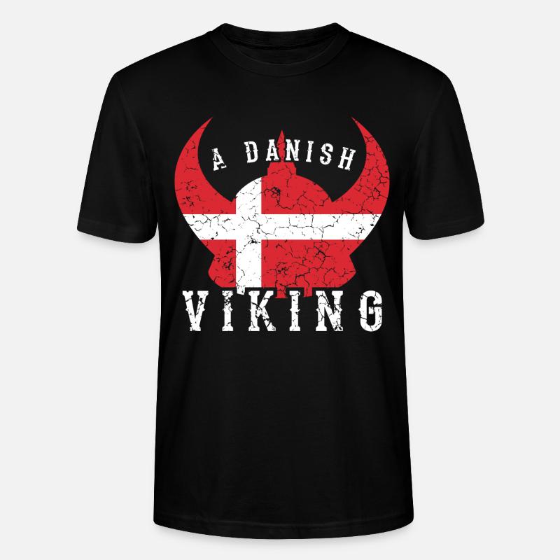 Viking Danemark - T-shirt bio CRAFTER Stanley Stella Unisexe - noir