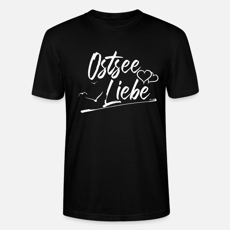 Ostsee Liebe - Stanley/Stella Unisex Bio-T-Shirt CRAFTER - Schwarz